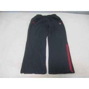 Texas Tech Sweatpants Mens XL Black Red Raiders Fleece Loose Fit Straight Leg